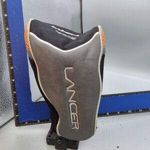 Intech Lancer Fairway Driver Golf Club Headcover Black Grey Orange Mesh Slip On